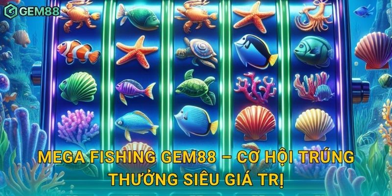 Mega Fishing Gem88 – Cơ hội trúng thưởng siêu giá trị